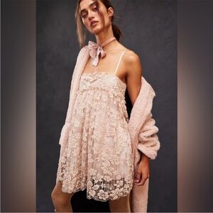 Free People All That Glitters Mini Dress